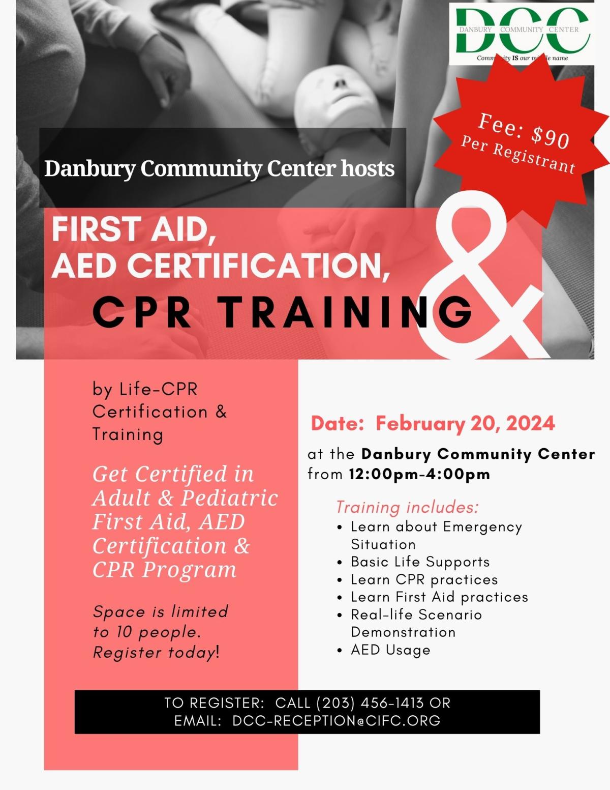 CPR course for February