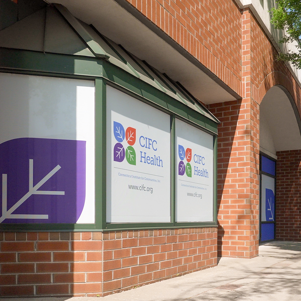CIFC signage on windows